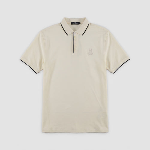 Camiseta 185035 Tipo Polo Crema Para Hombre