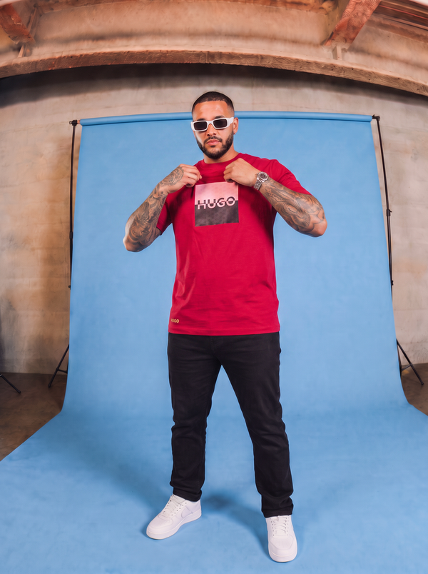 Camiseta 786490 Estampada Rojo para hombre