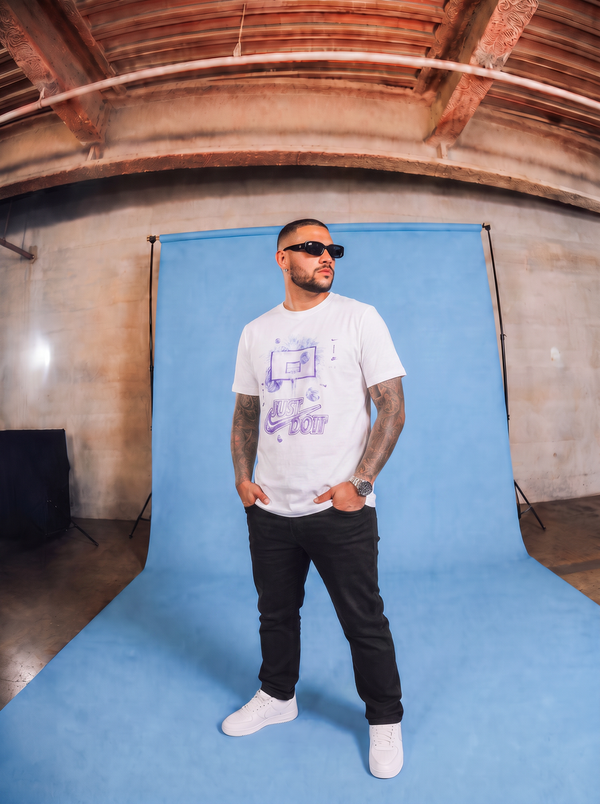 Camiseta 921063 Estampada Blanco para hombre