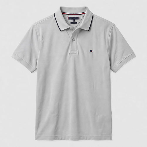 Camiseta 185043 Tipo Polo Gris claro Para Hombre