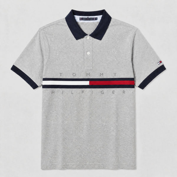 Camiseta 778112 Tipo Polo Gris para hombre
