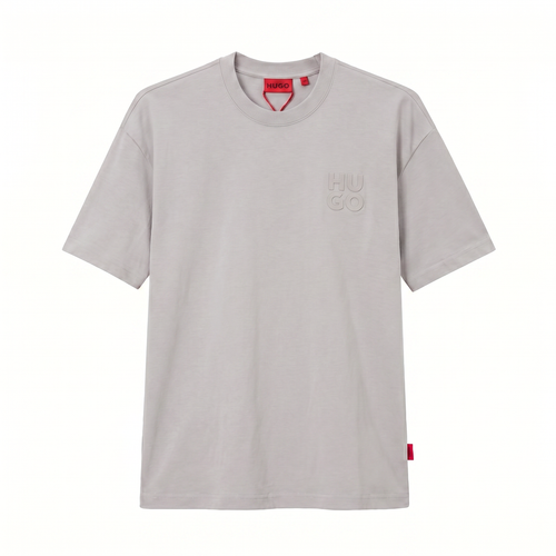 Camiseta 788351 Oversize Gris Claro para hombre