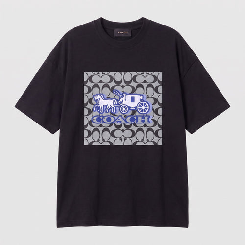 Camiseta 788413 Oversize Negra Para Hombre