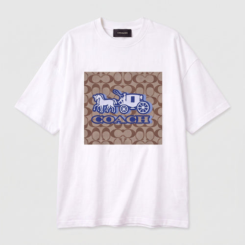 Camiseta 788413 Oversize Blanca Para Hombre