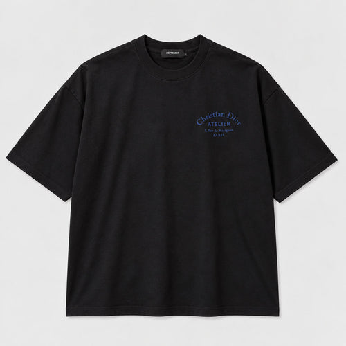 Camiseta 788438 Oversize Negra Para Hombre