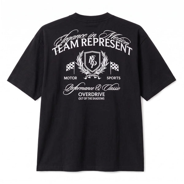 Camiseta 788456 Oversize Negro para hombre