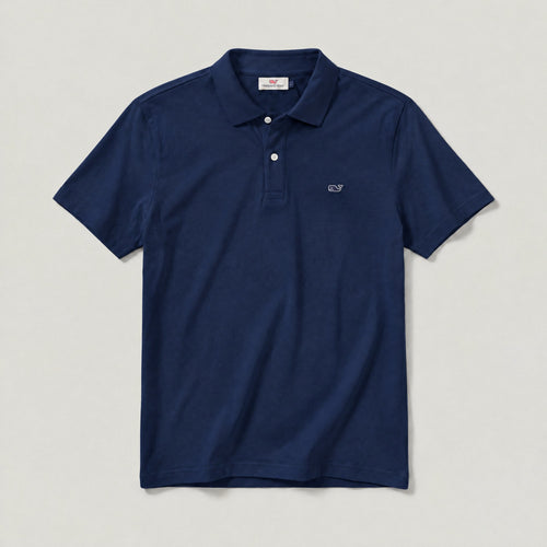 Camiseta 918015 Tipo Polo Azul Oscuro Para Hombre