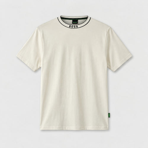 Camiseta 921040 Básica Crema Para Hombre