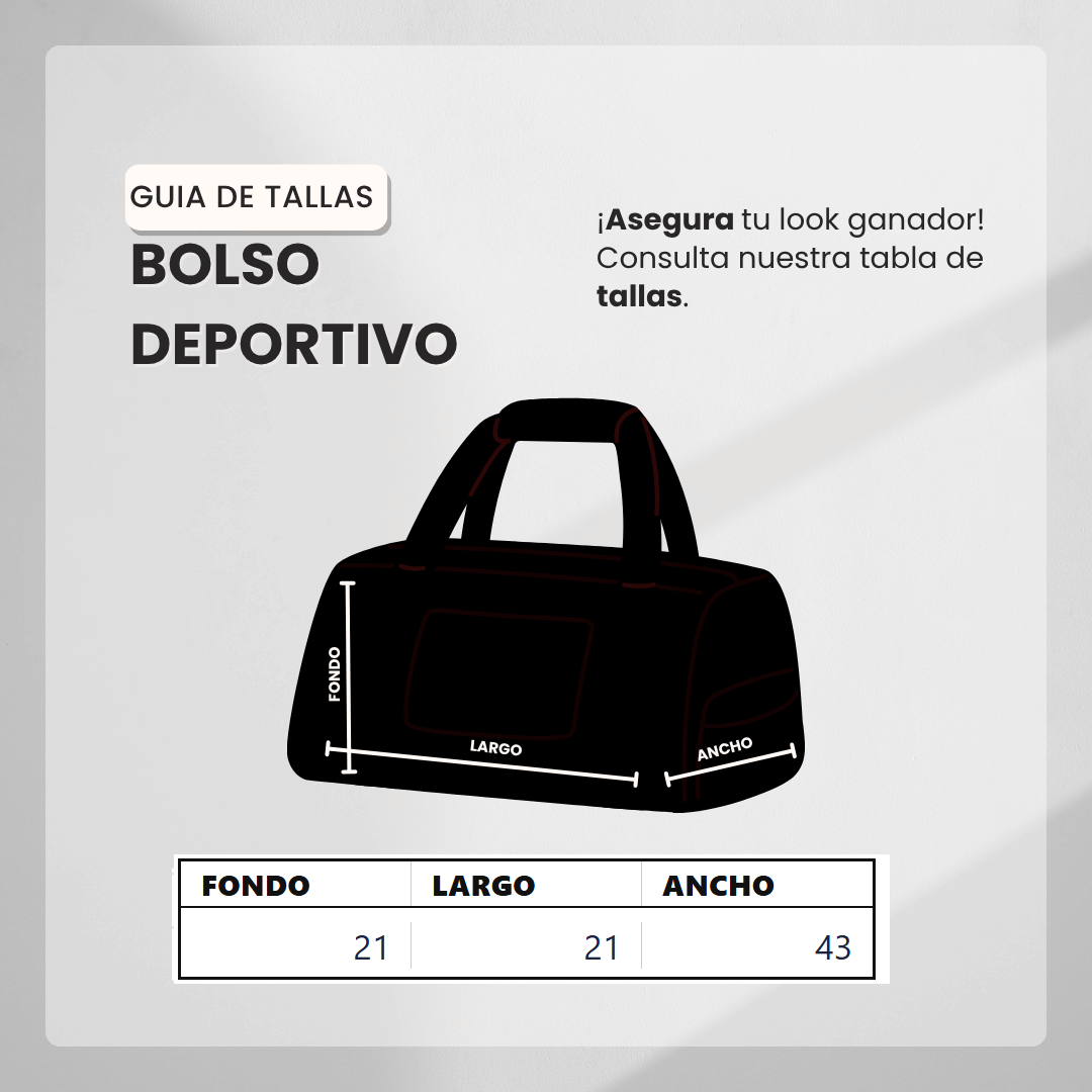 Guía de tallas Bolso NKE BOL11 Azul Oscuro