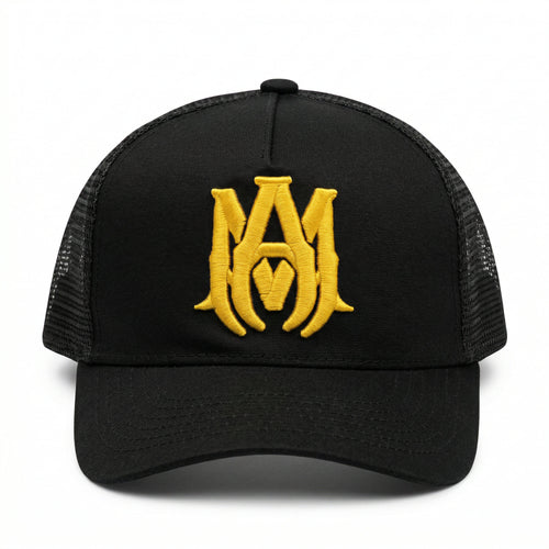 Gorra AMR Negra/Amarilla Ref. HAT06
