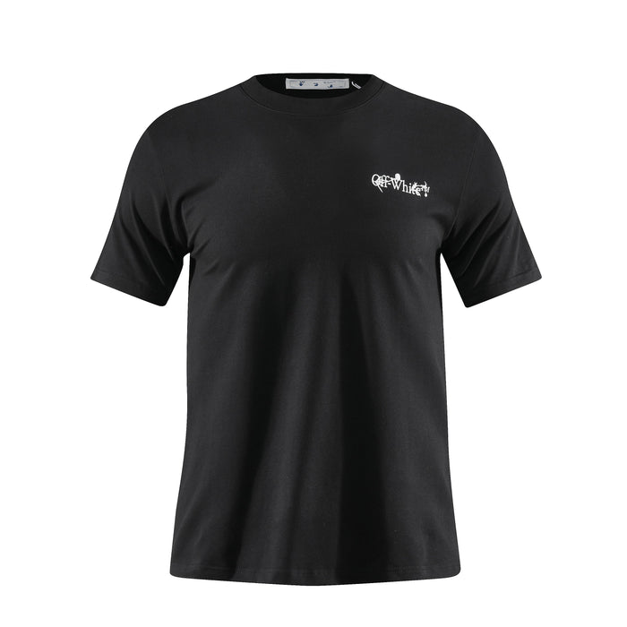 Camiseta 66787 Estampada Negra Para Hombre