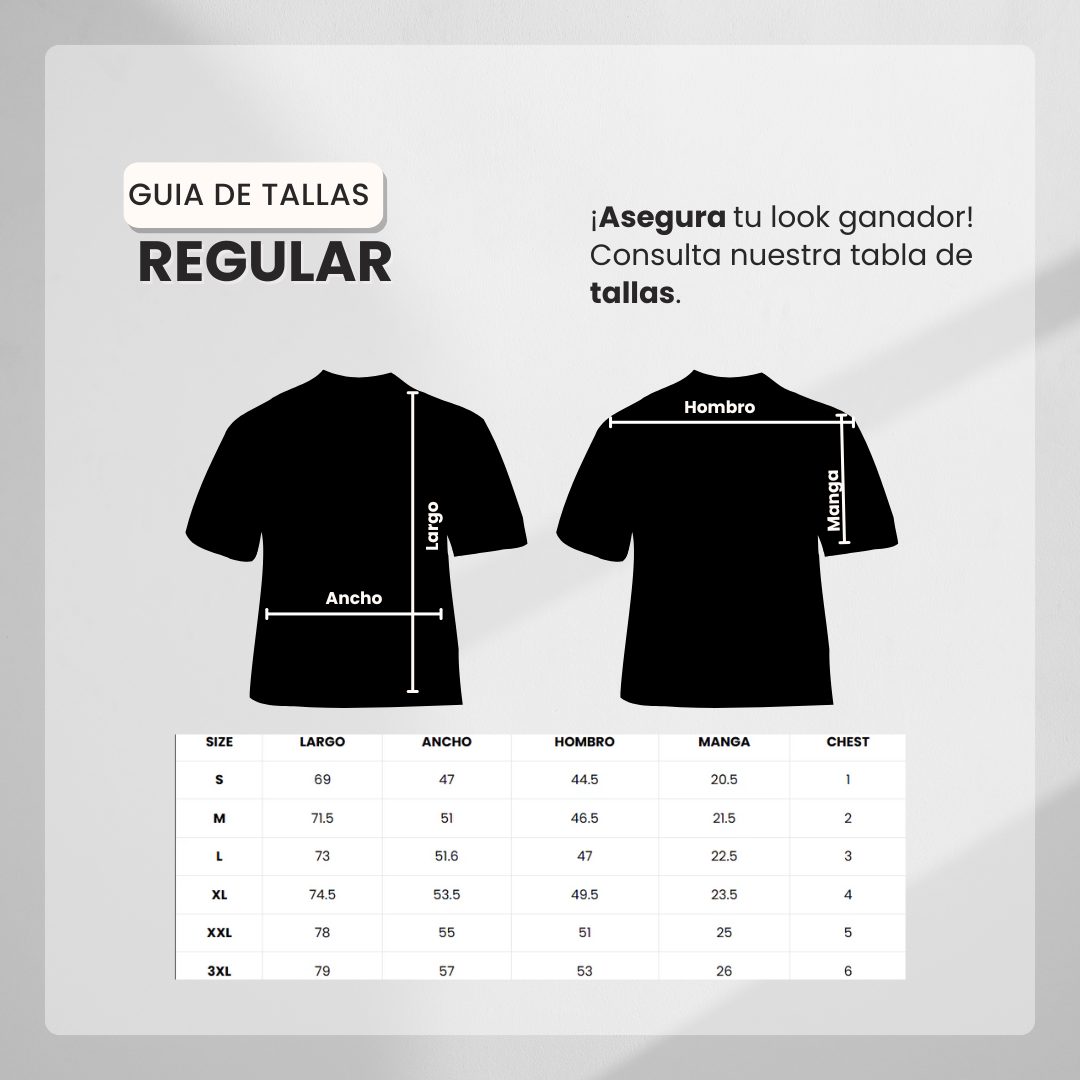 Guía de tallas Camiseta 786866 Básica Blanca Para Hombre
