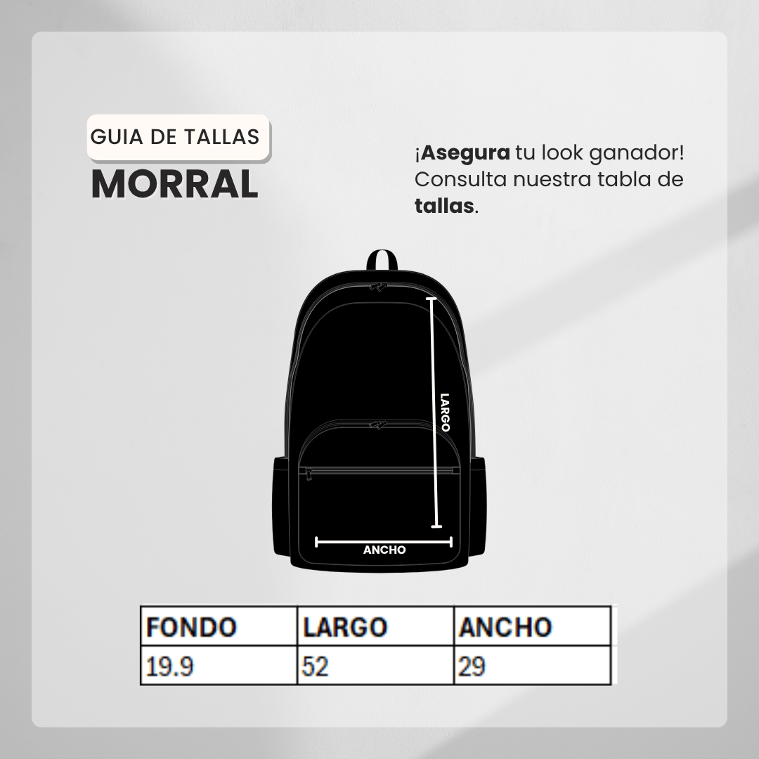 Guía de tallas Morral NKE MOR40 Gris