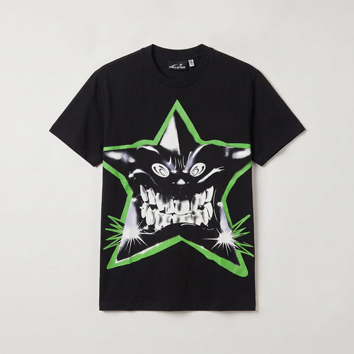 Camiseta 661117 Estampada Negra Para Hombre