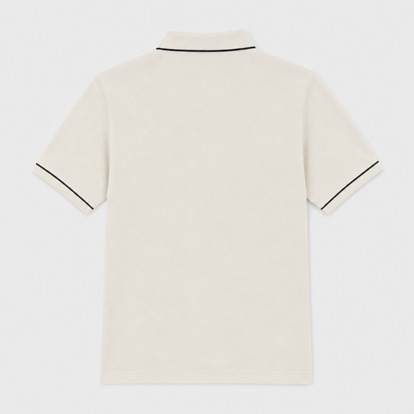 Camiseta 918017 Tipo Polo Crema para hombre
