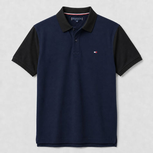 Camiseta 185047 Tipo Polo Azul Oscuro Para Hombre