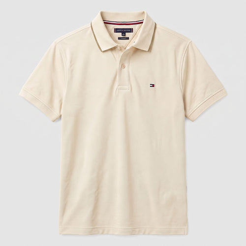 Camiseta 185043 Tipo Polo Crema para hombre