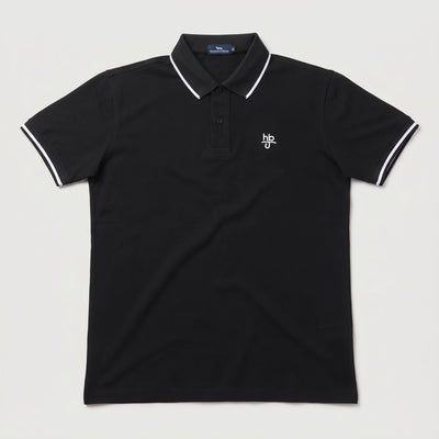 Camiseta 918053 Tipo Polo Negra Para Hombre