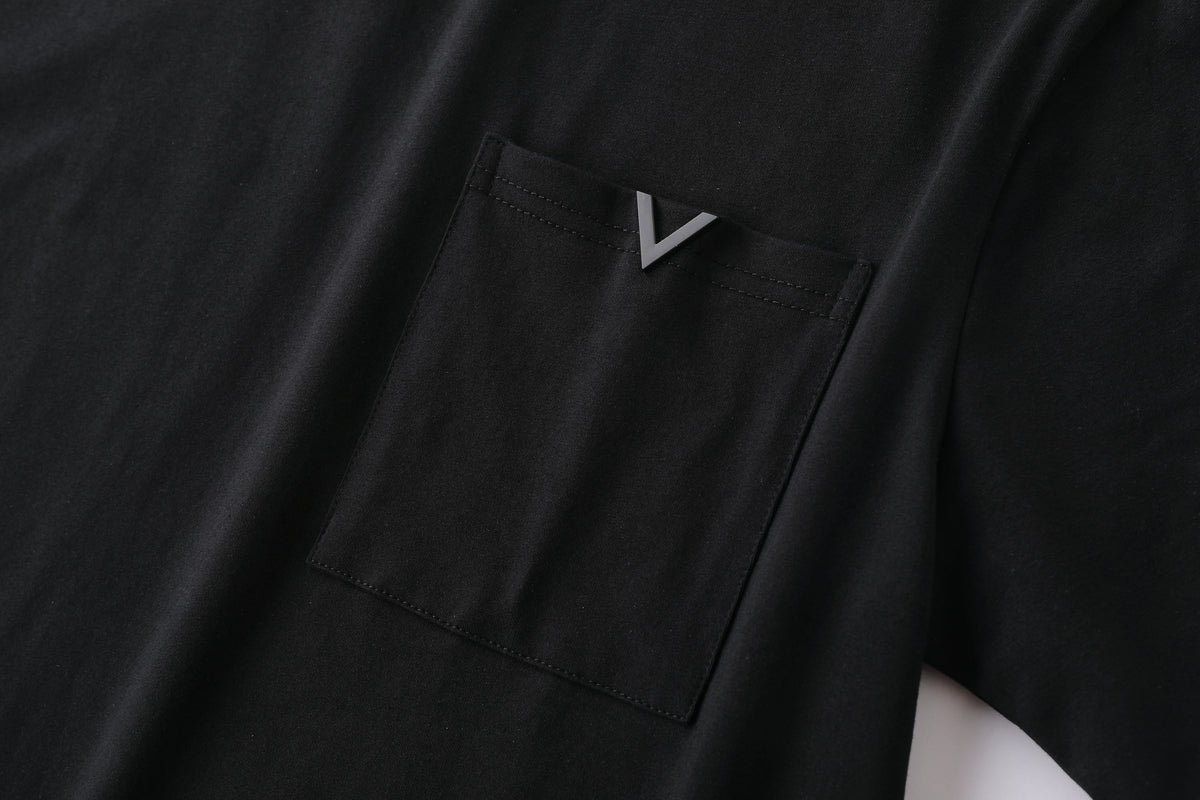 Camiseta básica negra para hombre - imagen 4 - JDC Luxury Store