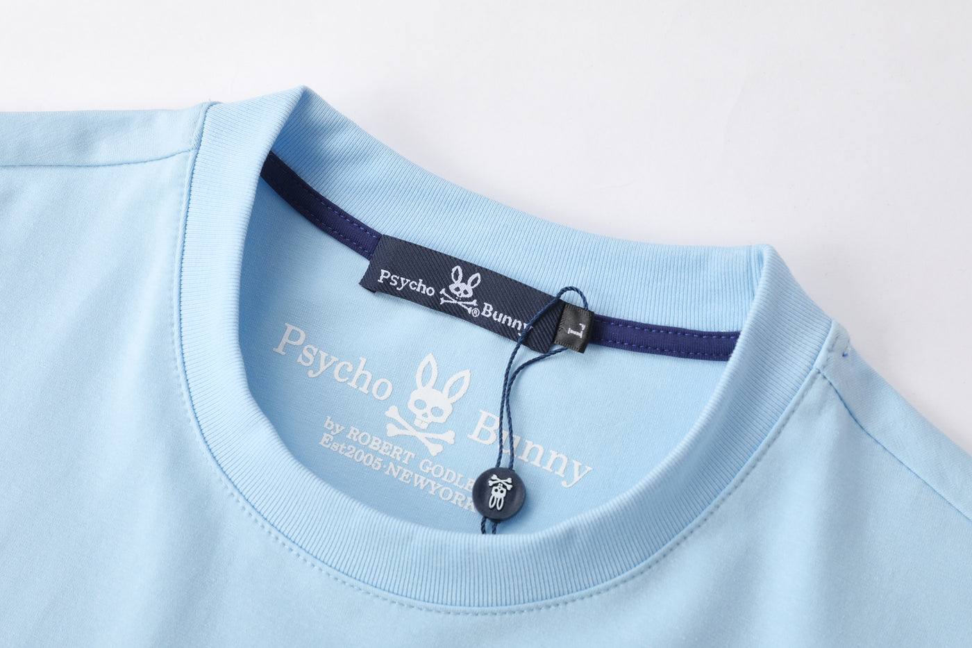 Camiseta básica azul claro para hombre - imagen 7 - JDC Luxury Store