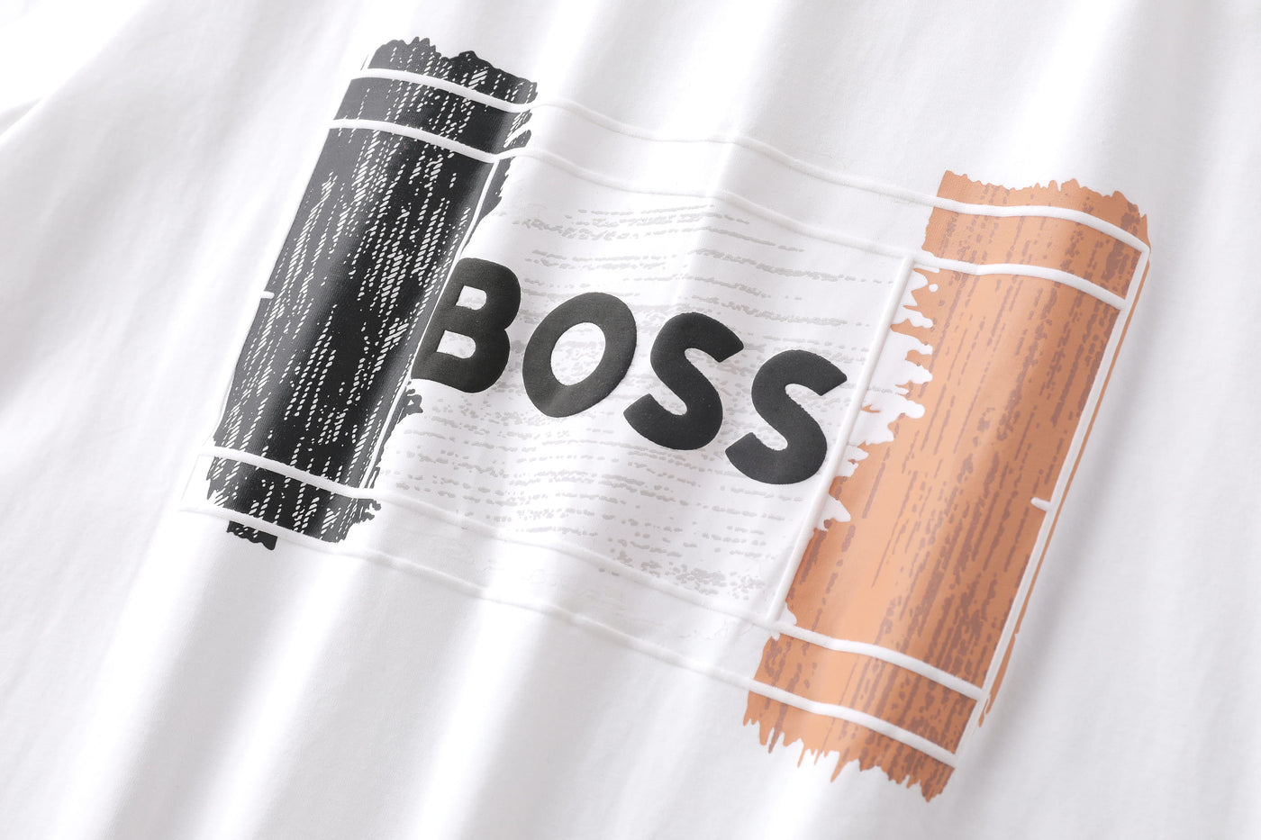 Camiseta 66012 Estampada Blanca Para Hombre