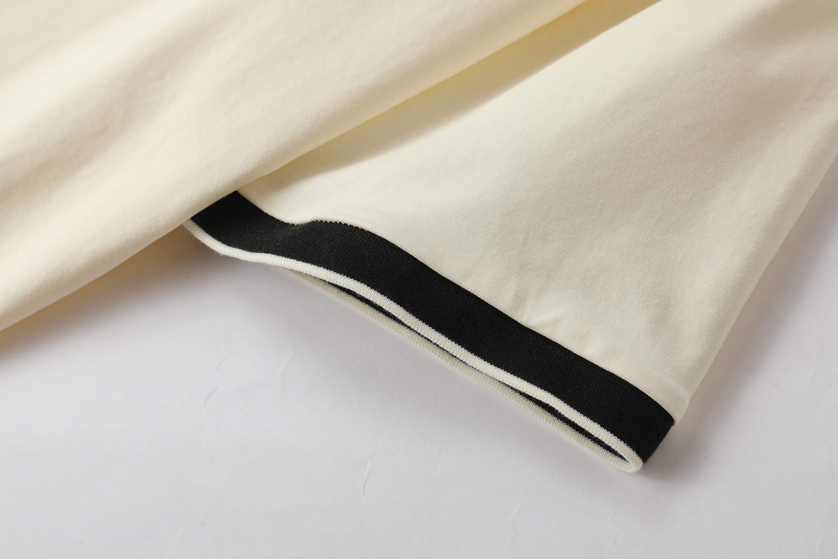 Camiseta básica crema para hombre - imagen 7 - JDC Luxury Store