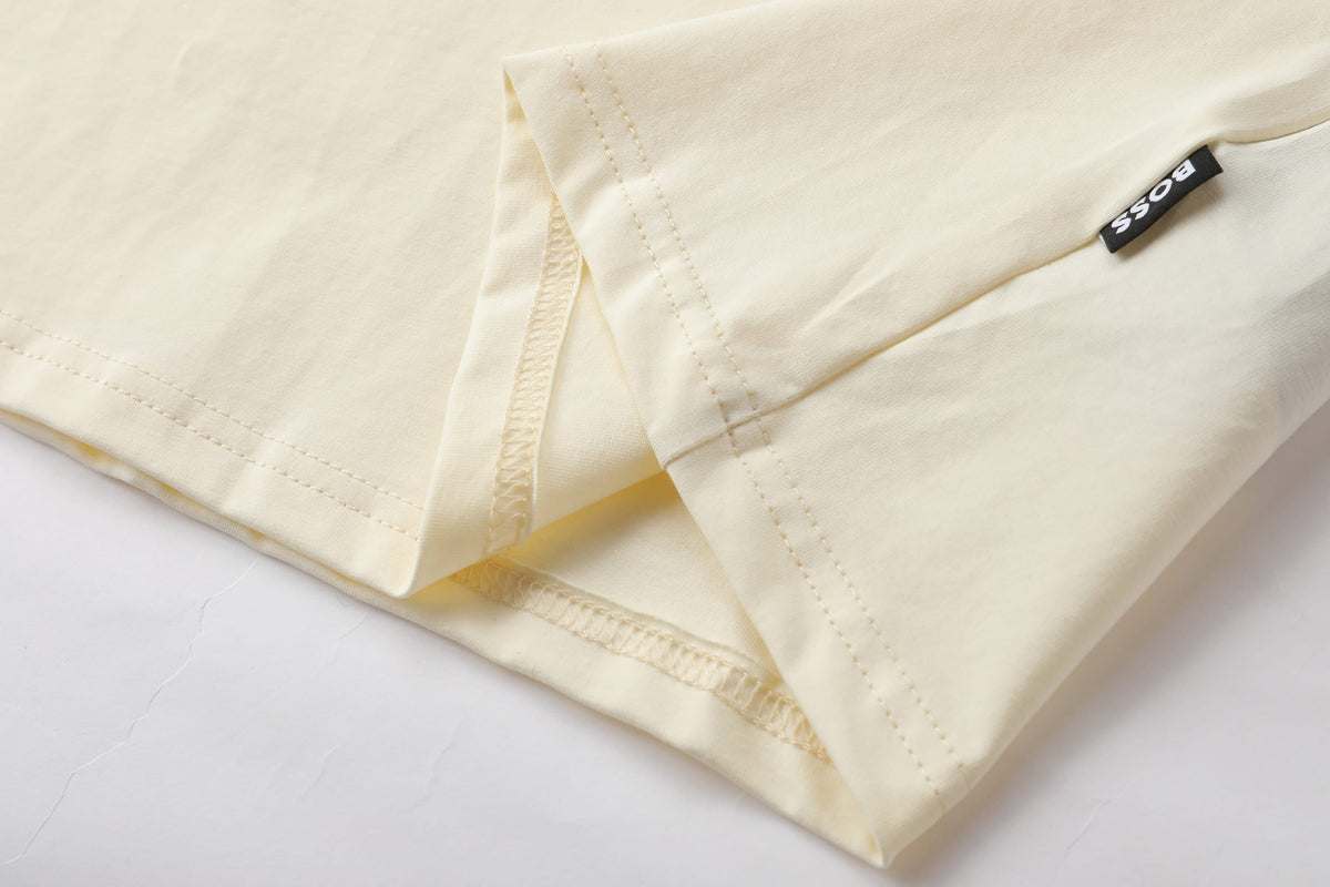 Camiseta básica crema para hombre - imagen 8 - JDC Luxury Store
