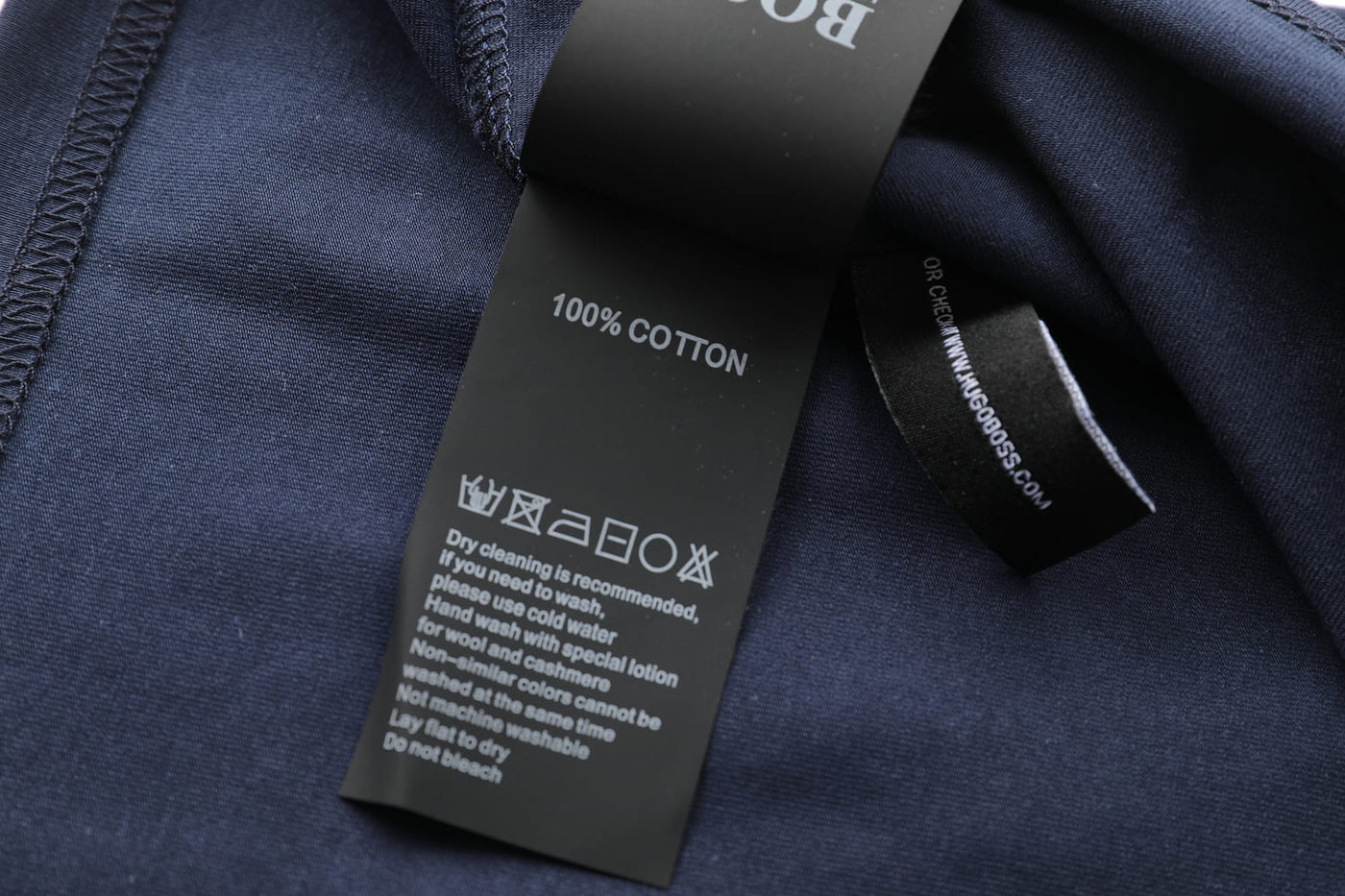 Camiseta estampada azul oscuro para hombre - imagen 3 - JDC Luxury Store