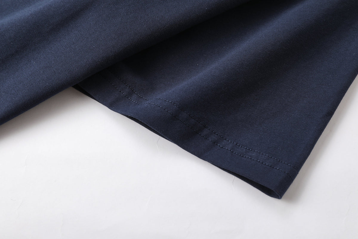 Camiseta básica azul oscuro para hombre - imagen 7 - JDC Luxury Store
