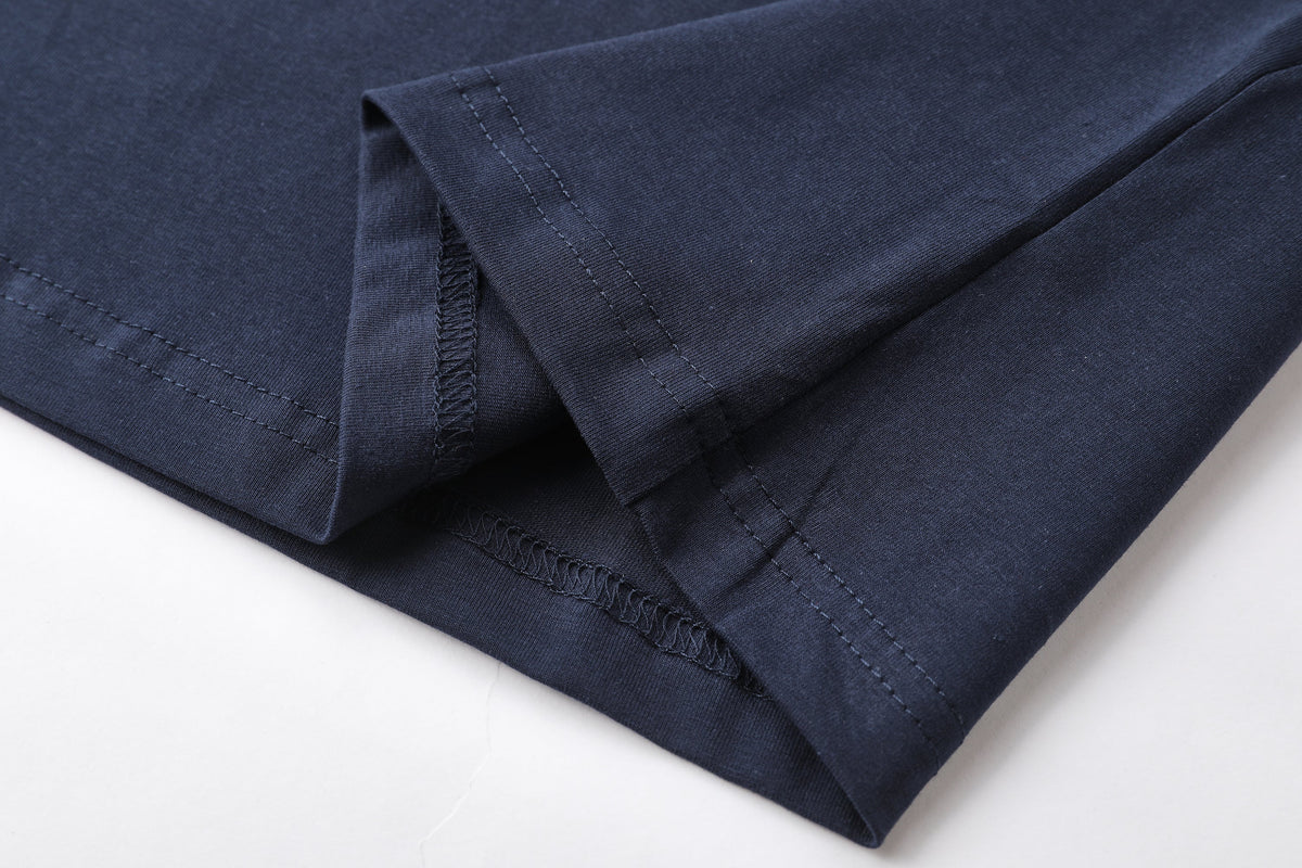 Camiseta básica azul oscuro para hombre - imagen 8 - JDC Luxury Store