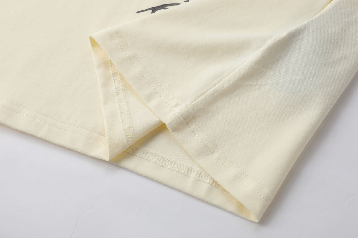 Camiseta estampada crema para hombre - imagen 7 - JDC Luxury Store