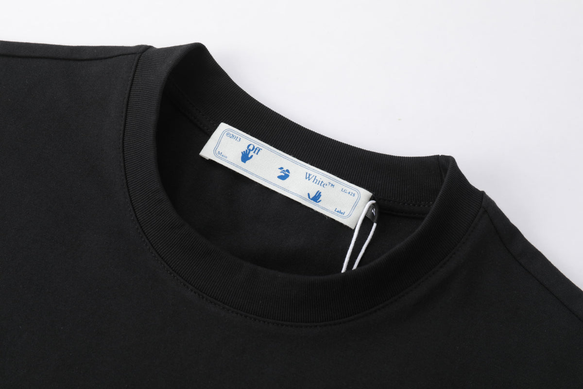 Camiseta 66790 Estampada Negra Para Hombre