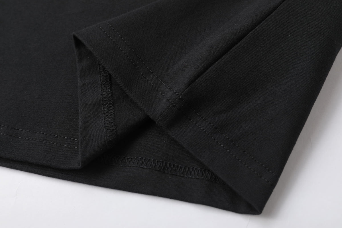 Camiseta 66790 Estampada Negra Para Hombre