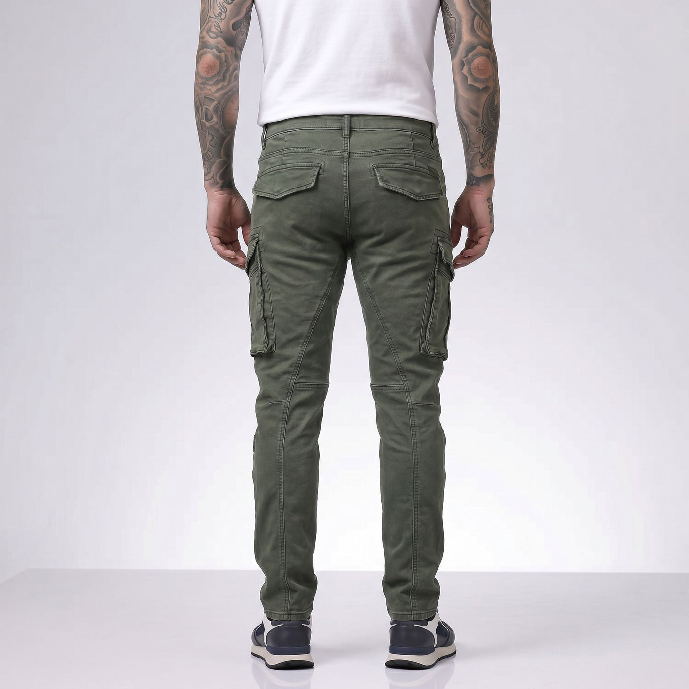 Jean G-S R001-7 Verde Para Hombre