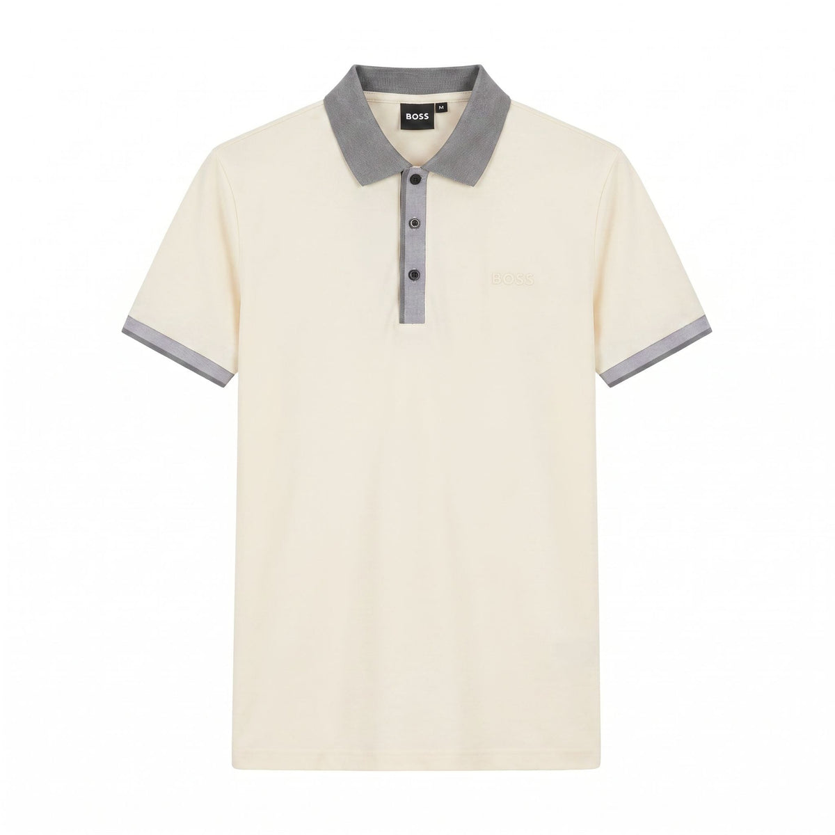 Camiseta 918013 Tipo Polo Crema para hombre