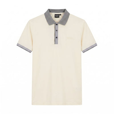 Camiseta 918013 Tipo Polo Crema para hombre
