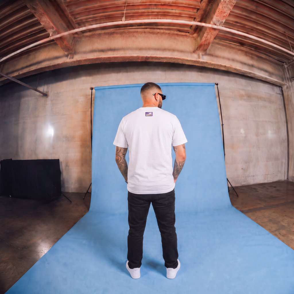 Camiseta 921063 Estampada Blanca Para Hombre
