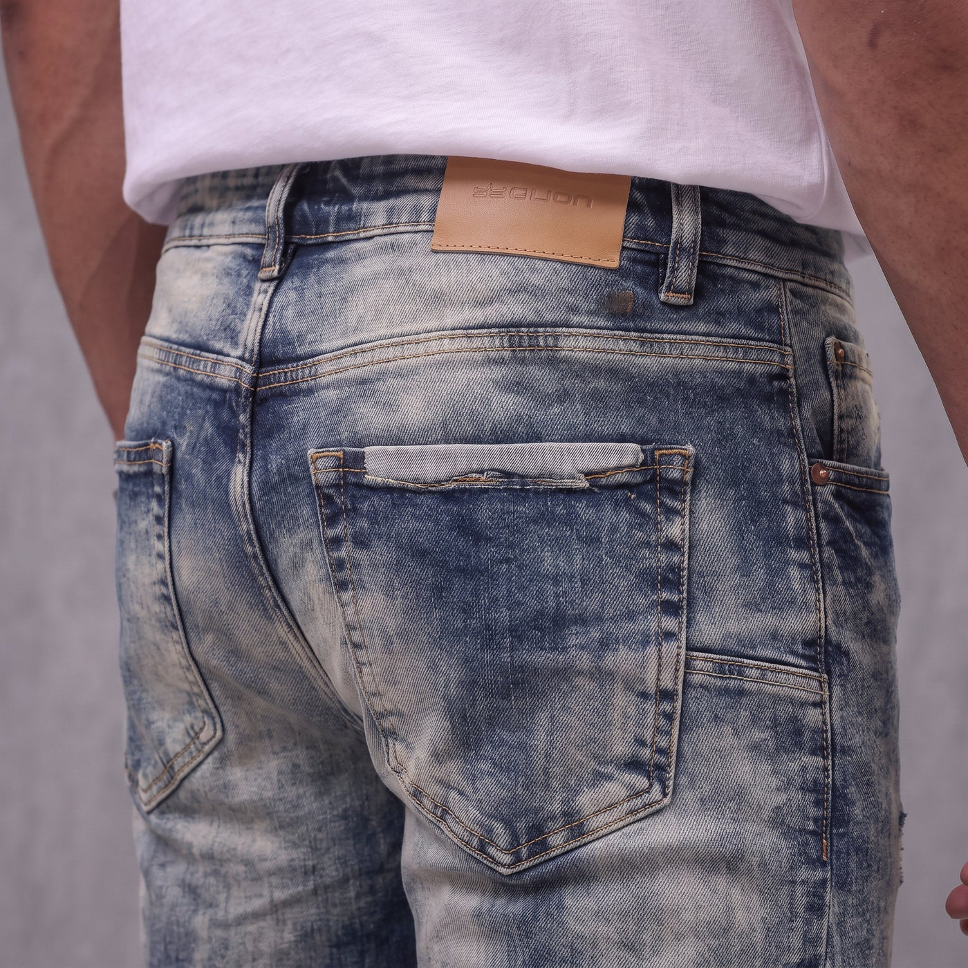 Jean PP PU033 Azul Para Hombre