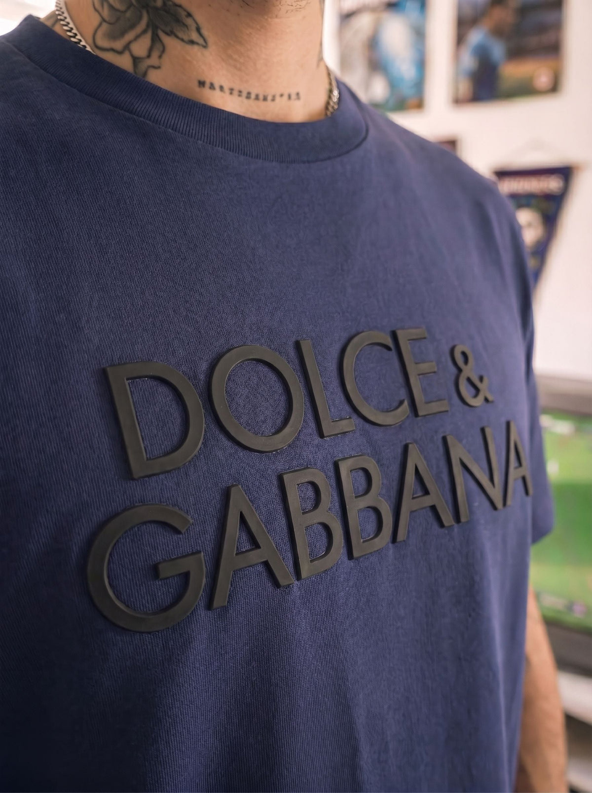Camiseta 786858 Basica Azul Oscuro para hombre