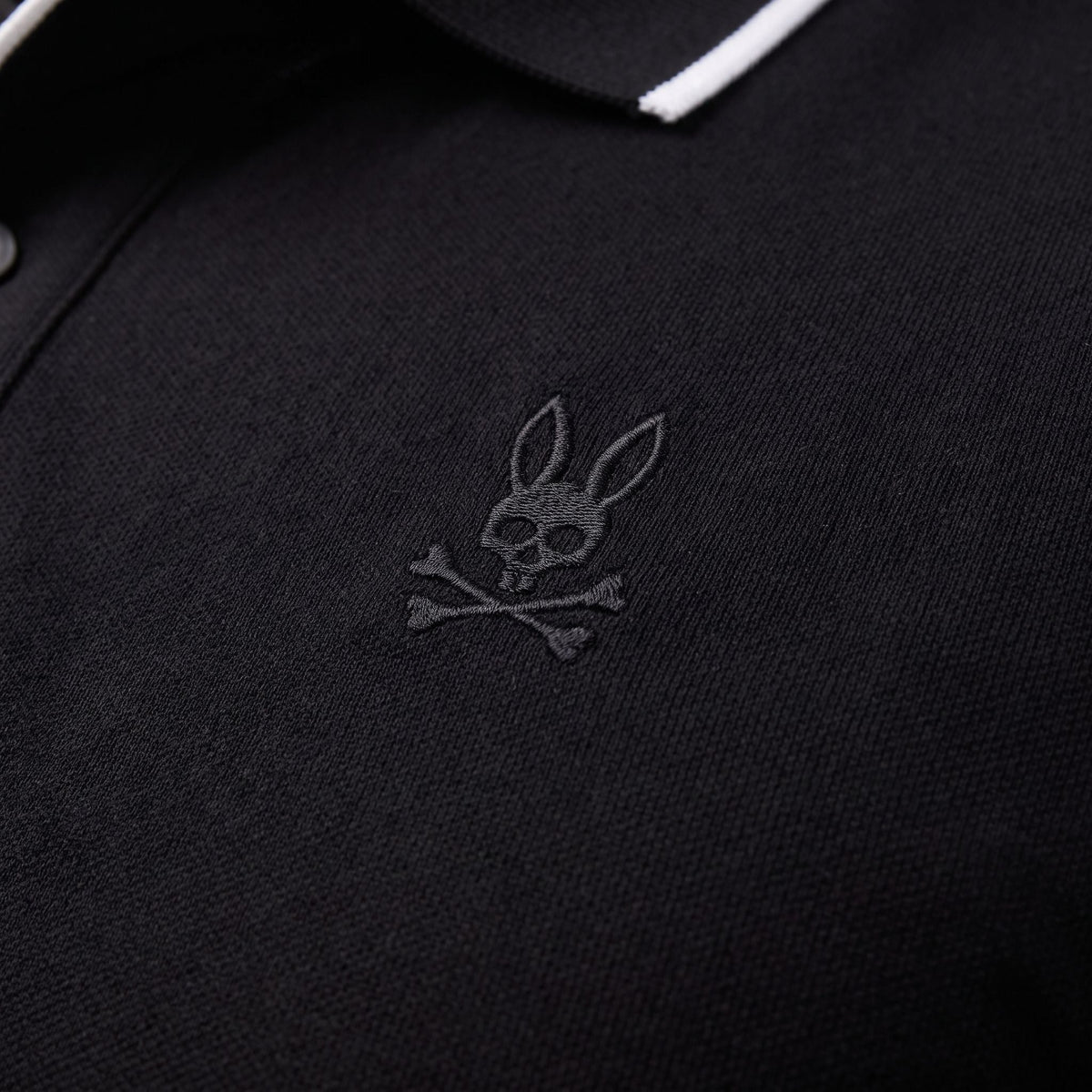 Camiseta 918017 Tipo Polo Negro para hombre