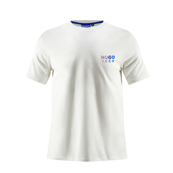 Camiseta 166009 Estampada Blanca Para Hombre