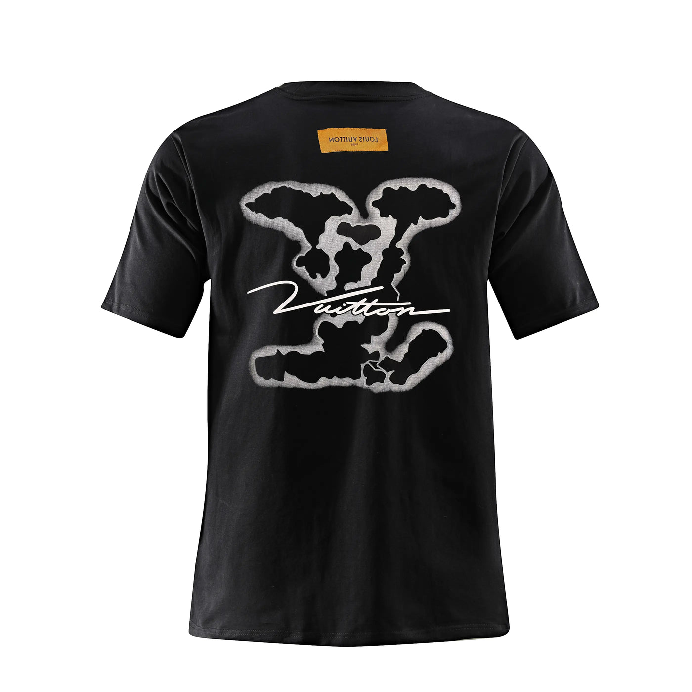 Camiseta estampada negro para hombre - imagen 2 - JDC Luxury Store