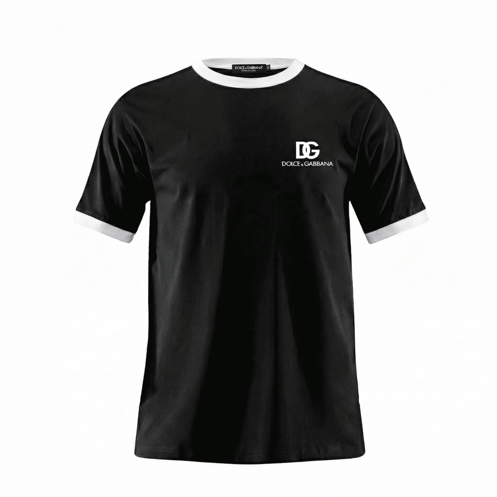 Camiseta básica negra para hombre - JDC Luxury Store