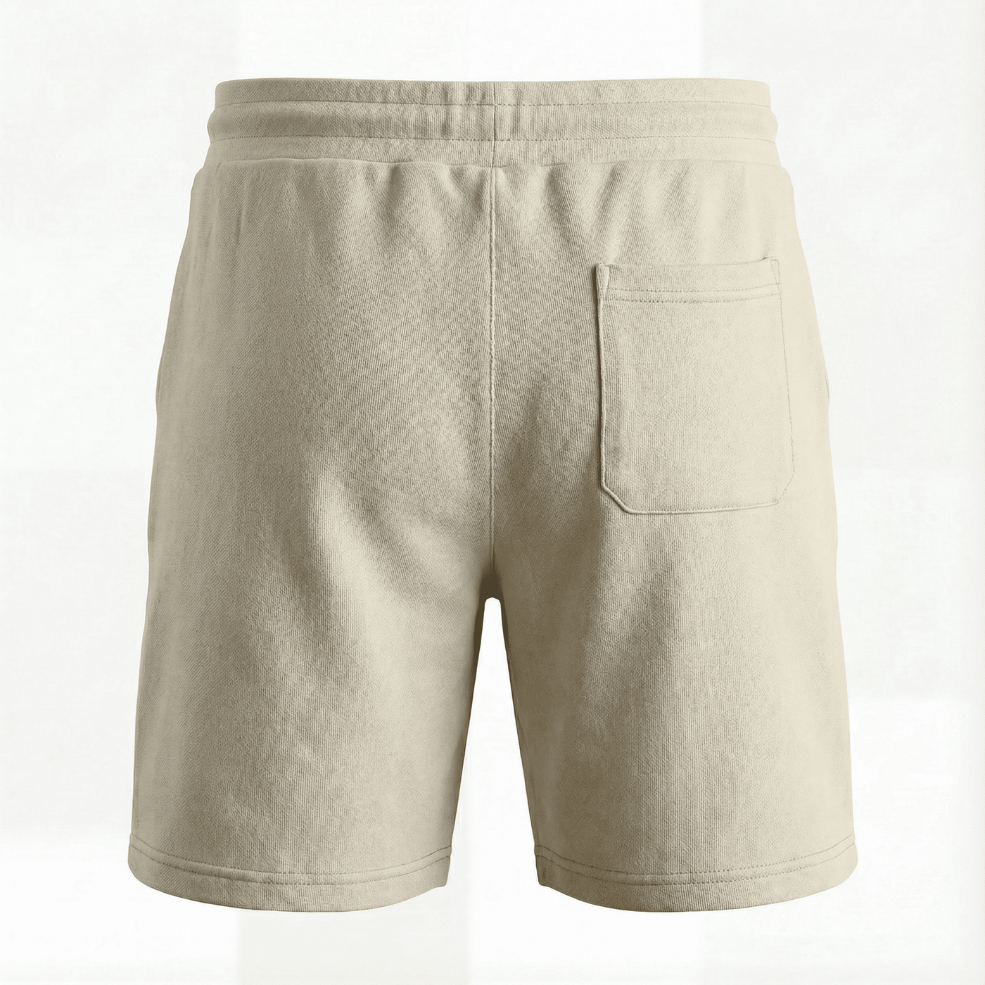 Bermuda crema para hombre - vista trasera - JDC Luxury Store