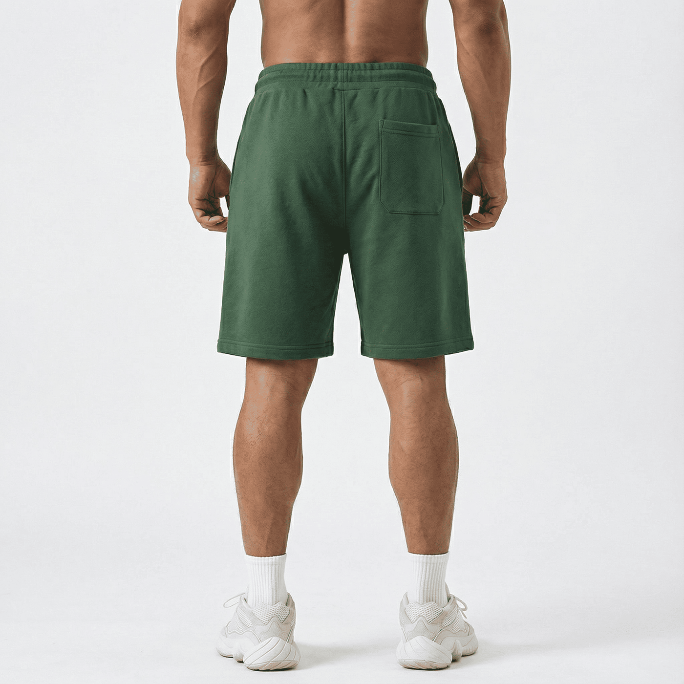 Bermuda verde para hombre - vista trasera - JDC Luxury Store