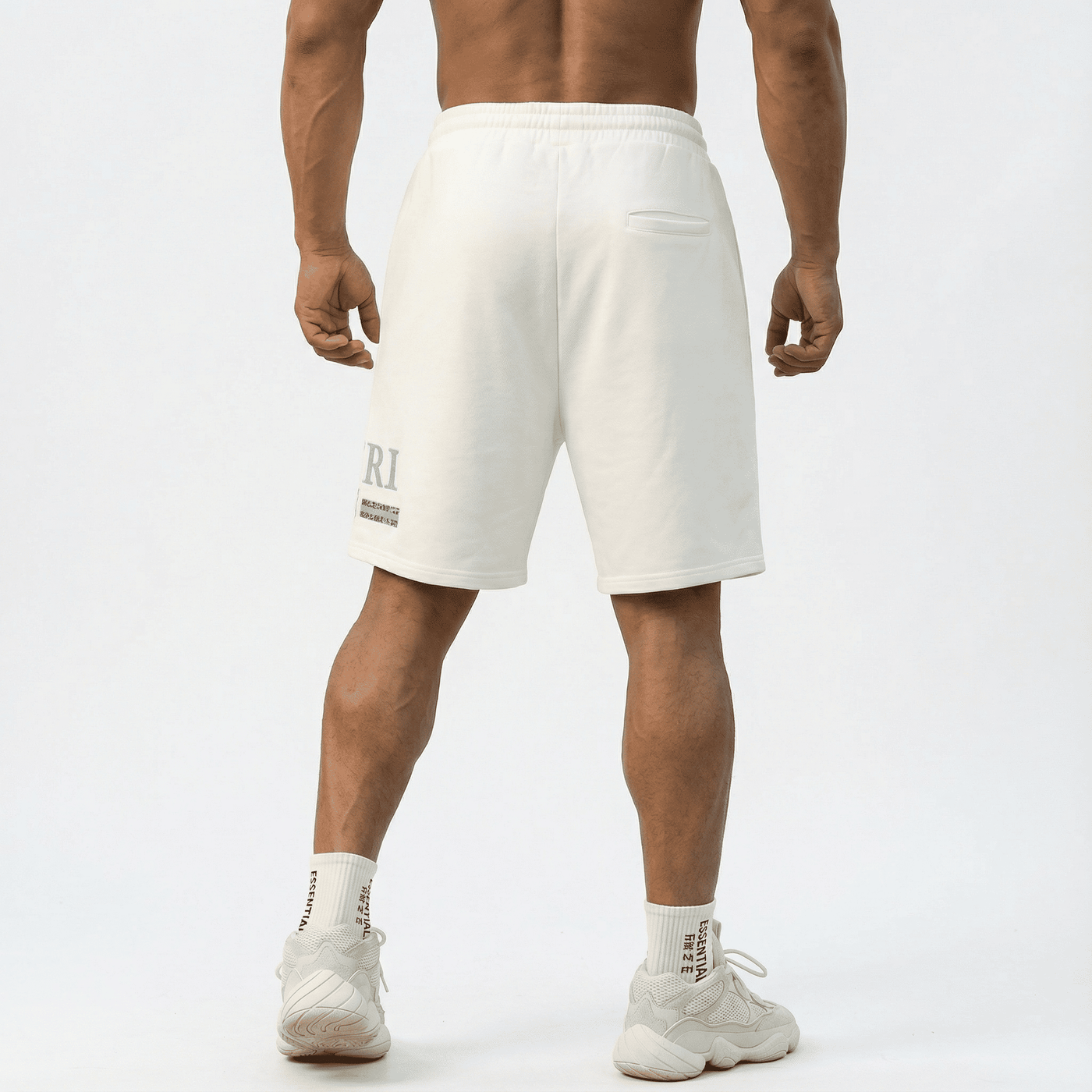 Bermuda blanca para hombre - vista trasera - JDC Luxury Store