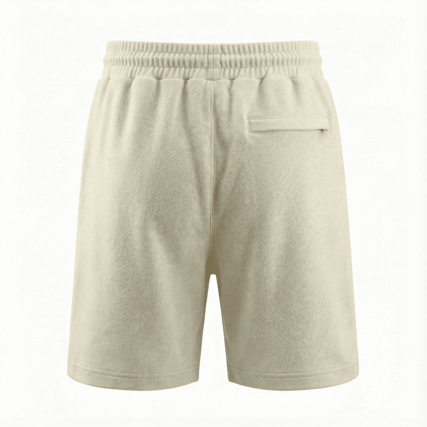Bermuda crema para hombre - vista trasera - JDC Luxury Store