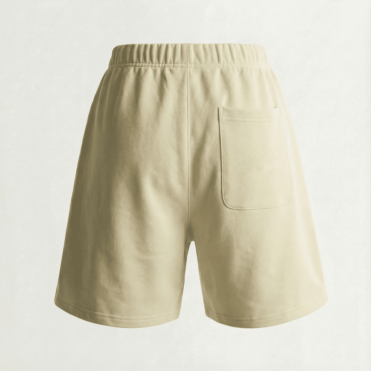 Bermuda crema para hombre - vista trasera - JDC Luxury Store