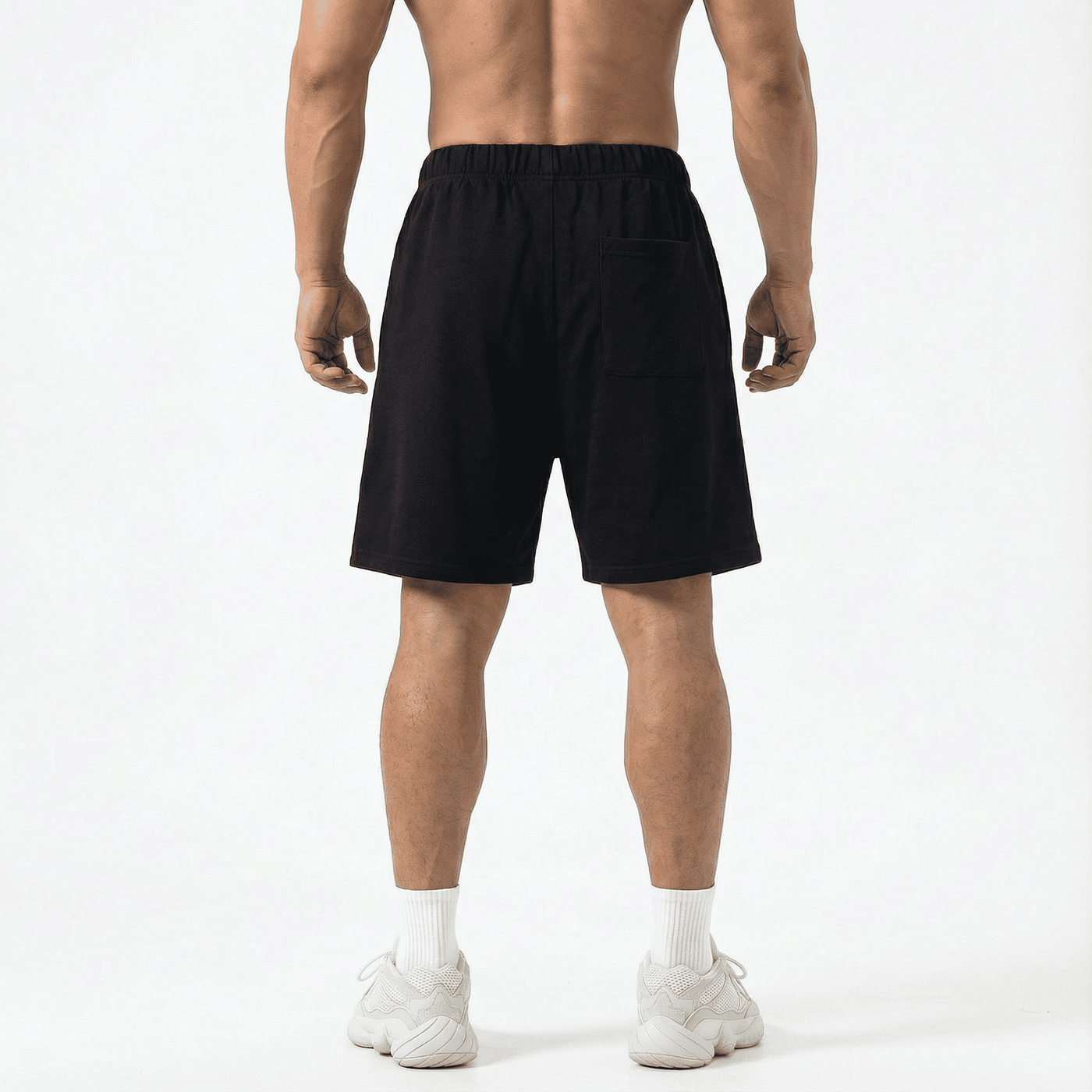 Bermuda 1818028 Negra De Algodón Para Hombre