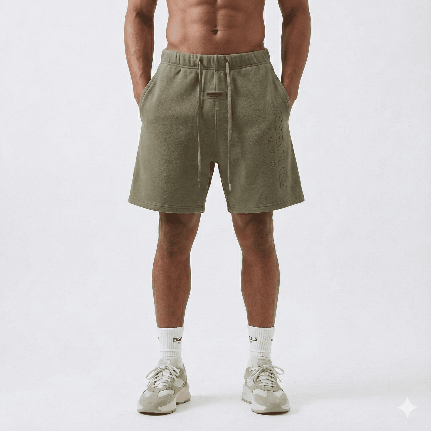 Bermuda verde para hombre - con modelo - JDC Luxury Store